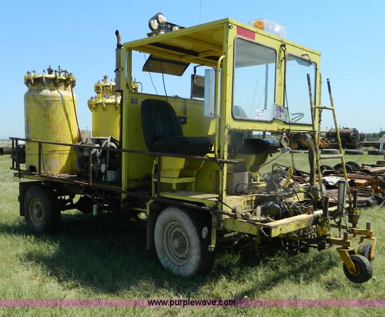 image for item B3696 1986 paint striper truck