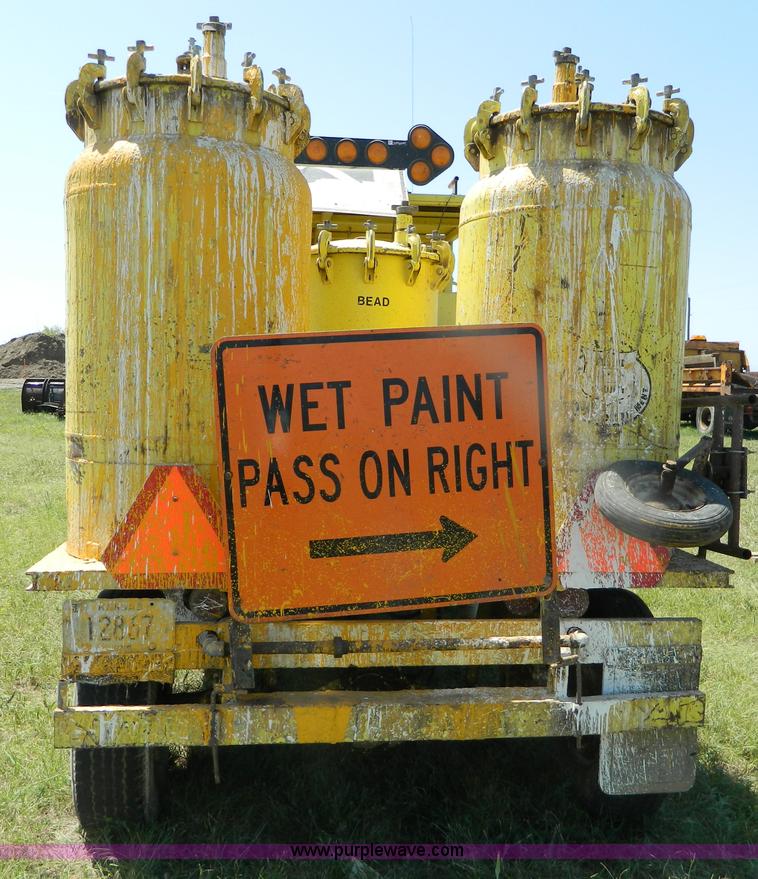 image for item B3696 1986 paint striper truck