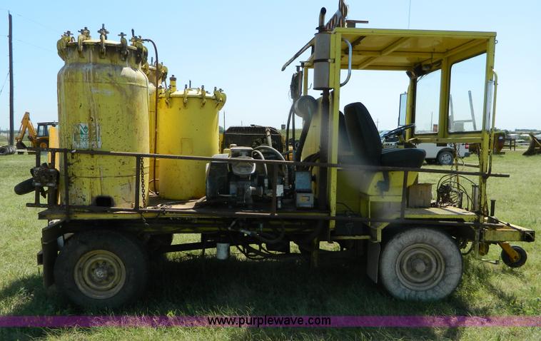 image for item B3696 1986 paint striper truck