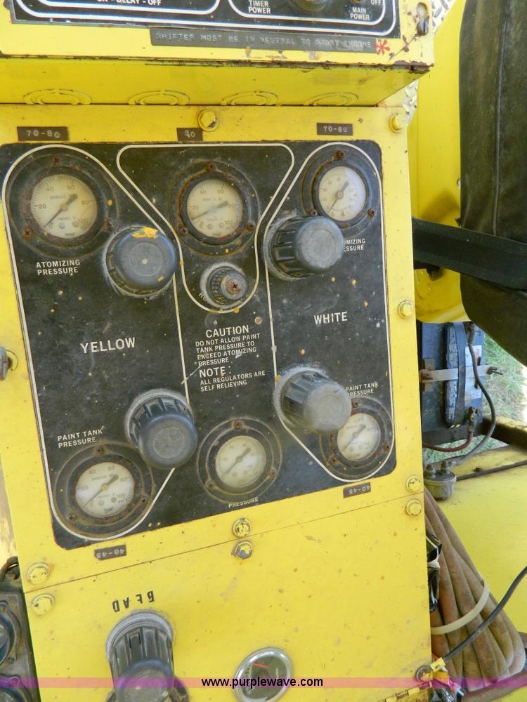 image for item B3696 1986 paint striper truck