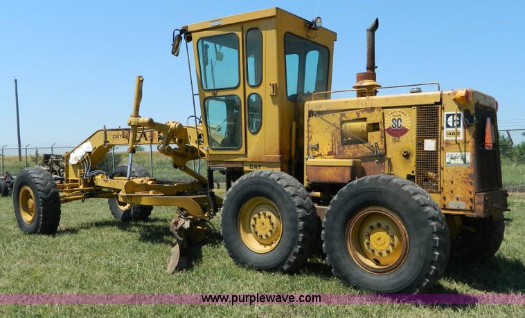 image for item B3699 1979 Caterpillar 140G motor grader