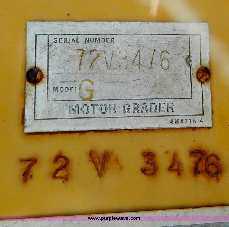 image for item B3699 1979 Caterpillar 140G motor grader