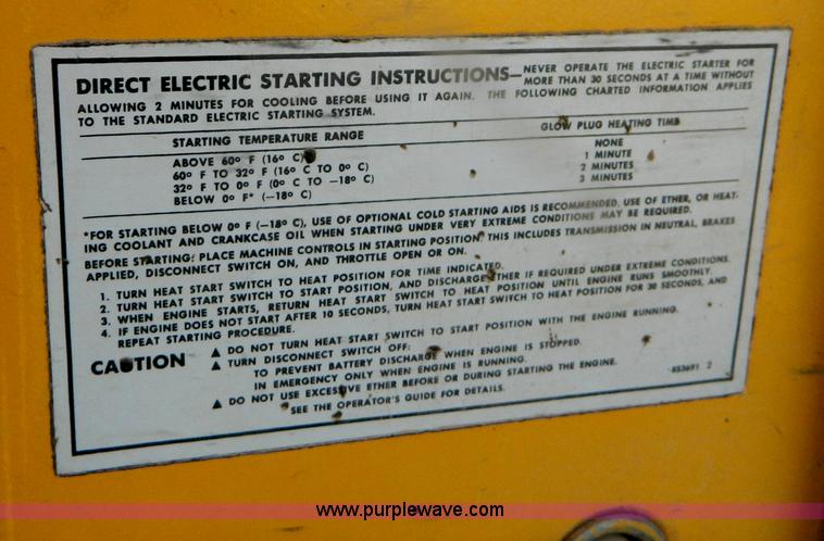 image for item B3699 1979 Caterpillar 140G motor grader