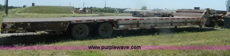 image for item B3707 1991 Trail King trailer