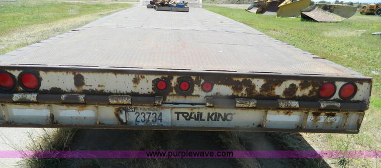 image for item B3707 1991 Trail King trailer