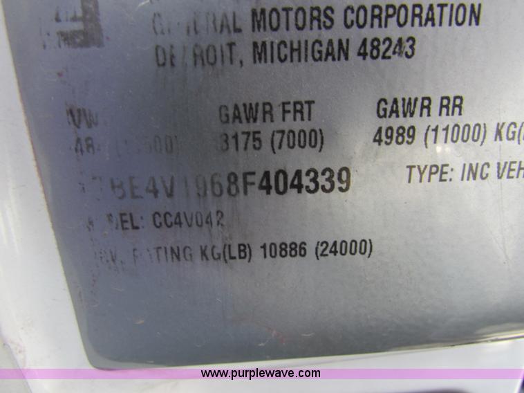 image for item B7318 2008 Chevrolet Ambulance