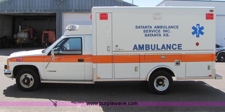 image for item C2567 1992 Chevrolet 3500 ambulance