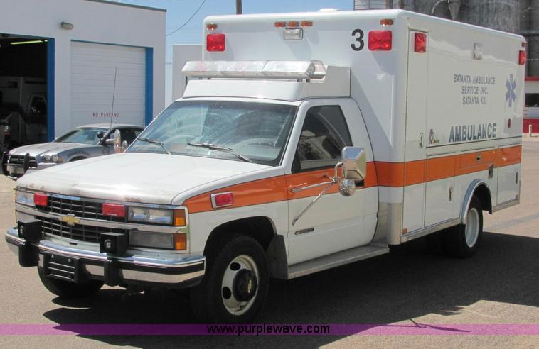image for item C2567 1992 Chevrolet 3500 ambulance
