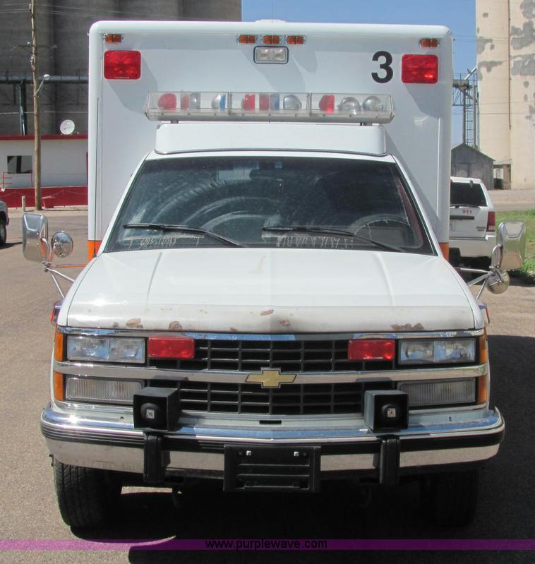 image for item C2567 1992 Chevrolet 3500 ambulance