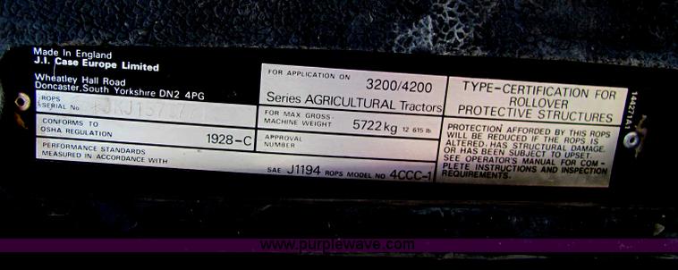 image for item C2574 1996 Case 4240 MFWD tractor