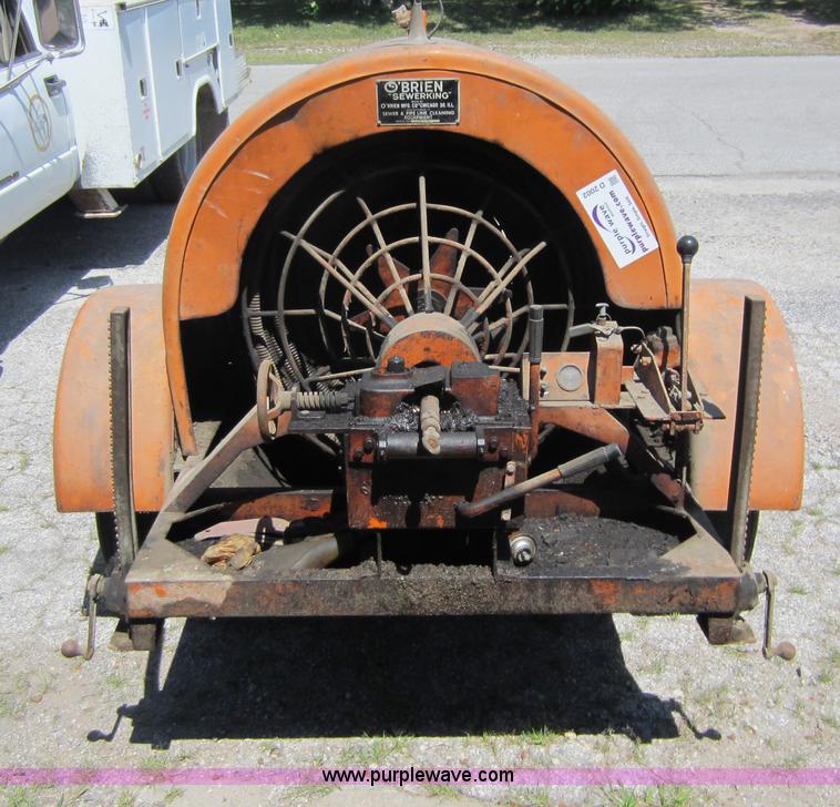 image for item D2002 O'Brien Sewer King 800 sewer cleaner