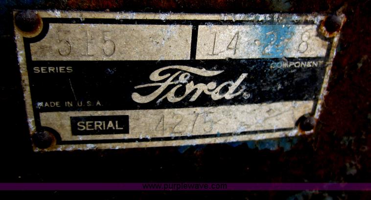 image for item D2009 Ford 515 sickle bar mower