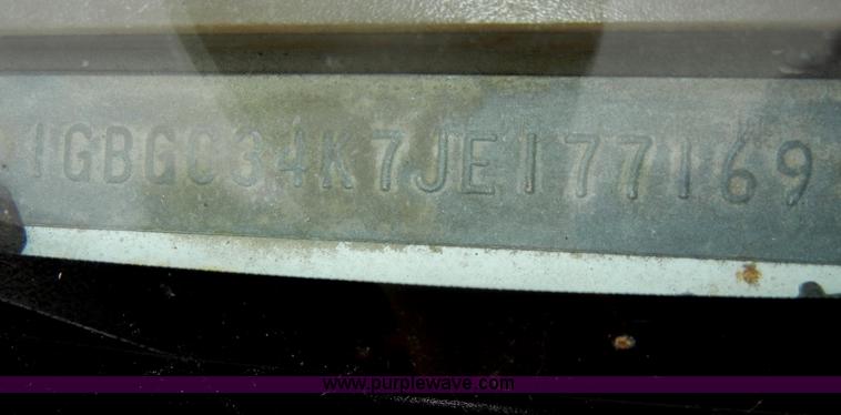 image for item D4133 1988 Chevrolet 3500 Cheyenne utility pickup truck