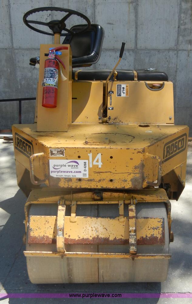 image for item D4268 1996 Roscoe Vibrastat III compaction roller