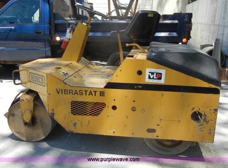 image for item D4268 1996 Roscoe Vibrastat III compaction roller