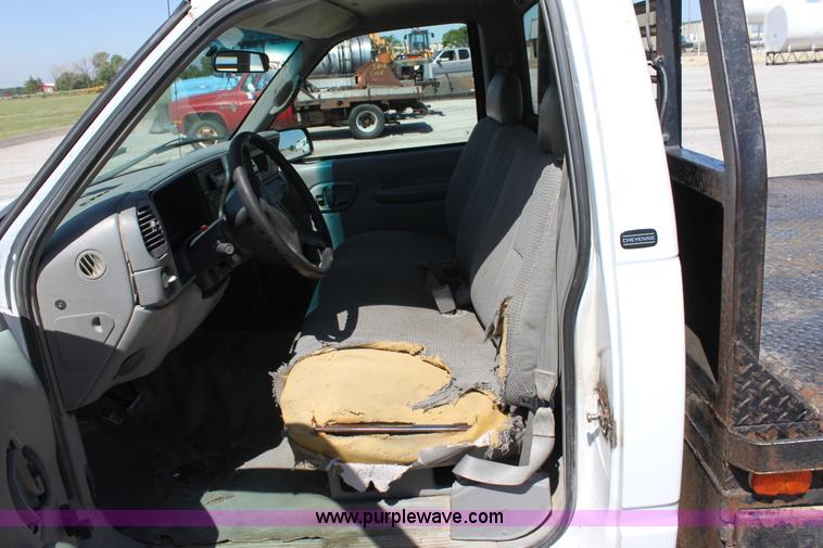 image for item D5105 1998 Chevrolet Cheyenne 2500 flatbed pickup truck