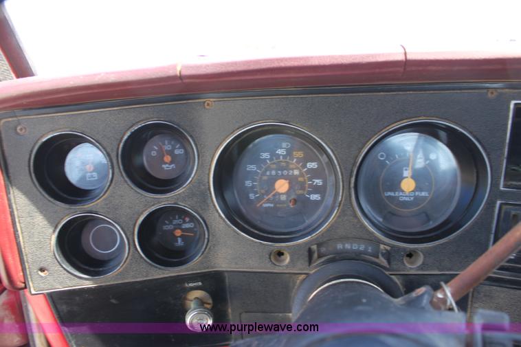 image for item D5108 1988 Chevrolet R30 Custom Deluxe flatbed pickup truck