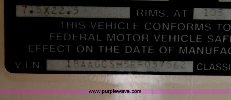 image for item D5188 1994 Blue Bird school bus