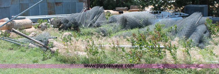 image for item L9802 Assorted chain link fence