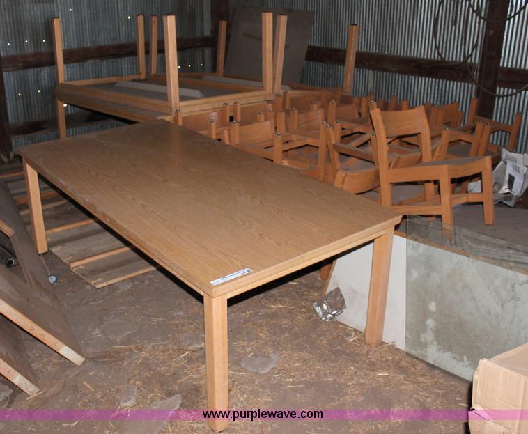 image for item L9806 Assorted wood tables and chairs