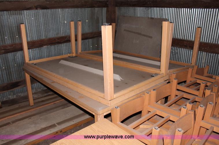 image for item L9806 Assorted wood tables and chairs