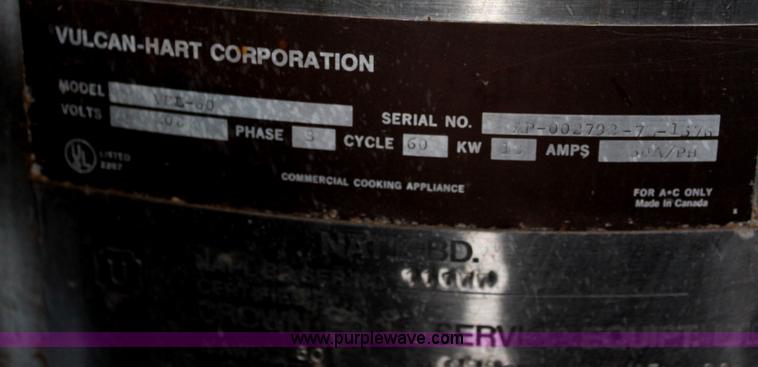 image for item L9810 Vulcan VEL-60 kettle