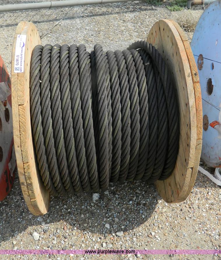 image for item M9870 Spool of wire cable