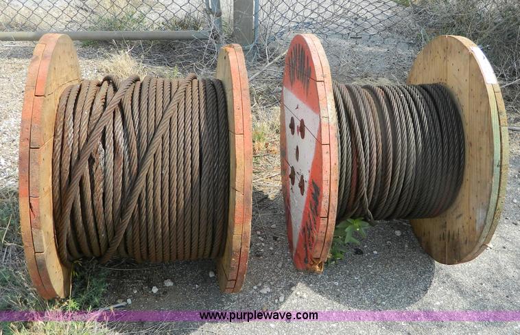 image for item M9872 (2) spools of wire cable