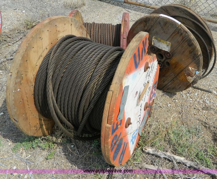 image for item M9873 (3) spools of wire cable
