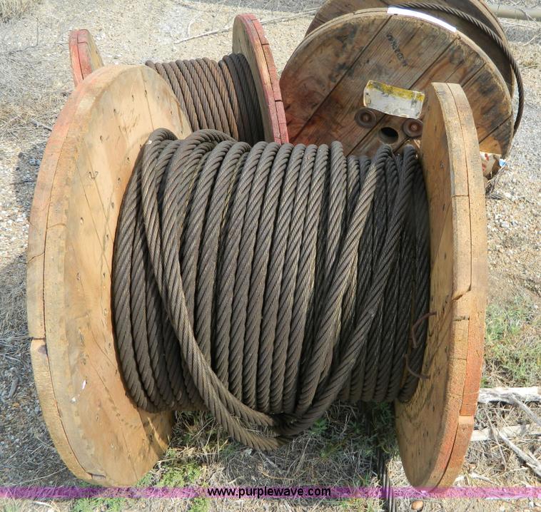 image for item M9873 (3) spools of wire cable