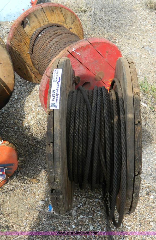 image for item M9873 (3) spools of wire cable