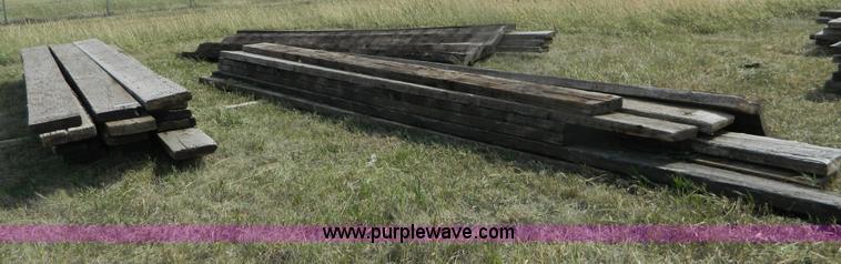 image for item M9875 (3) stacks of bridge planks