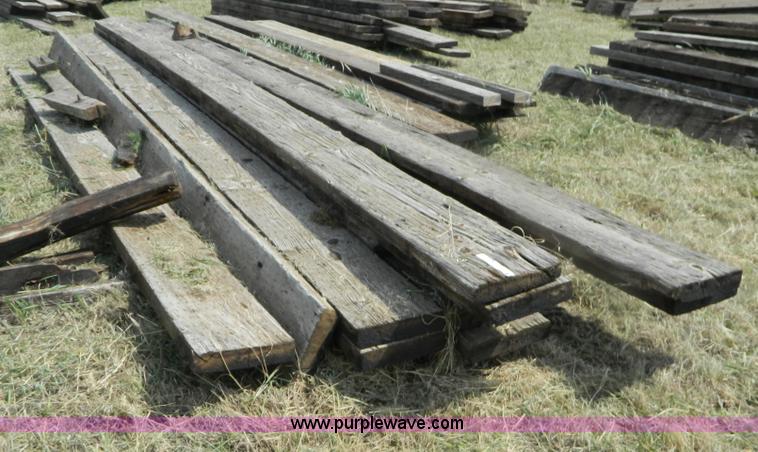 image for item M9876 (3) stacks of bridge planks