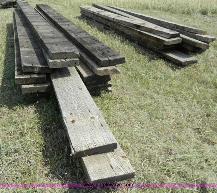 image for item M9876 (3) stacks of bridge planks