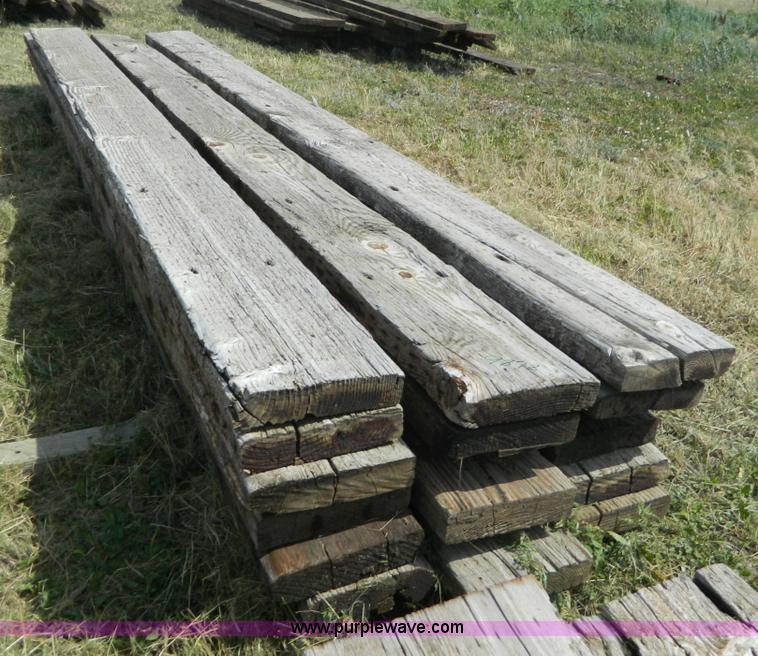 image for item M9878 (4) stacks of bridge planks