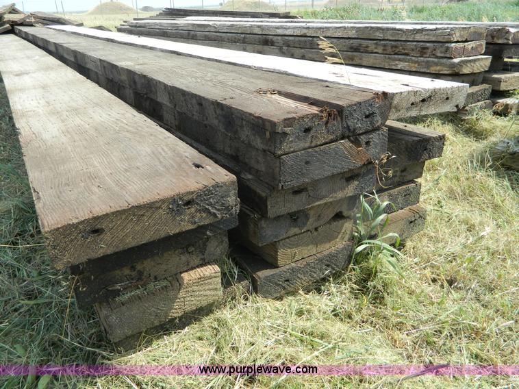 image for item M9878 (4) stacks of bridge planks
