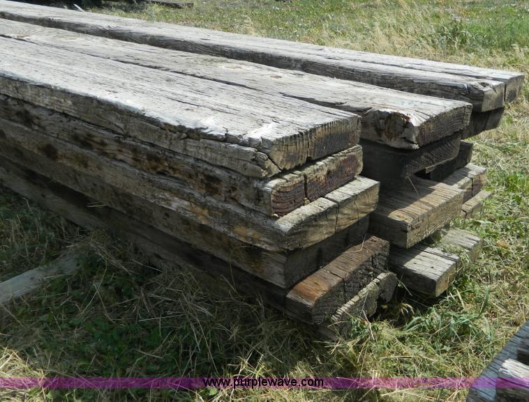 image for item M9878 (4) stacks of bridge planks