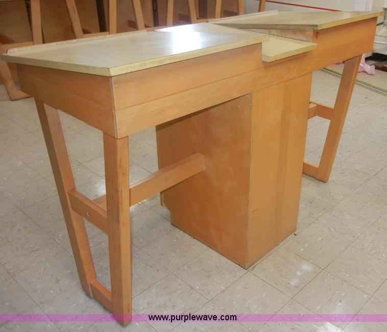 image for item N9781 (6) wooden drafting tables