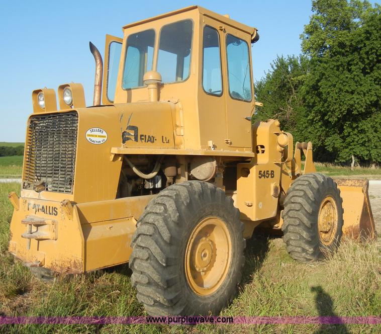 image for item N9800 1966 Fiat-Allis 545B wheel loader