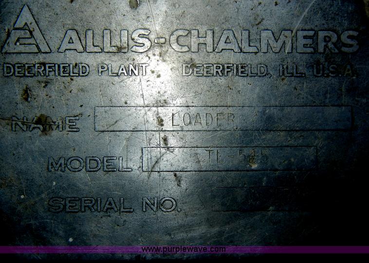 image for item N9800 1966 Fiat-Allis 545B wheel loader