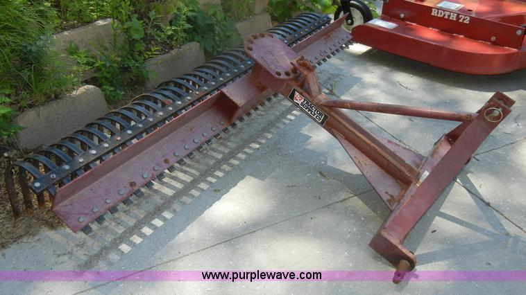 image for item N9850 2002 Rhino 6' square tube yard rake