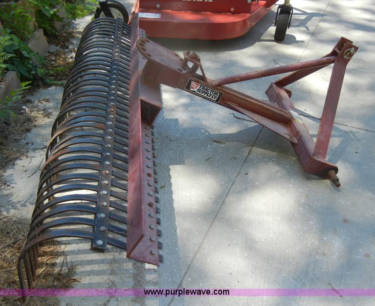 image for item N9850 2002 Rhino 6' square tube yard rake