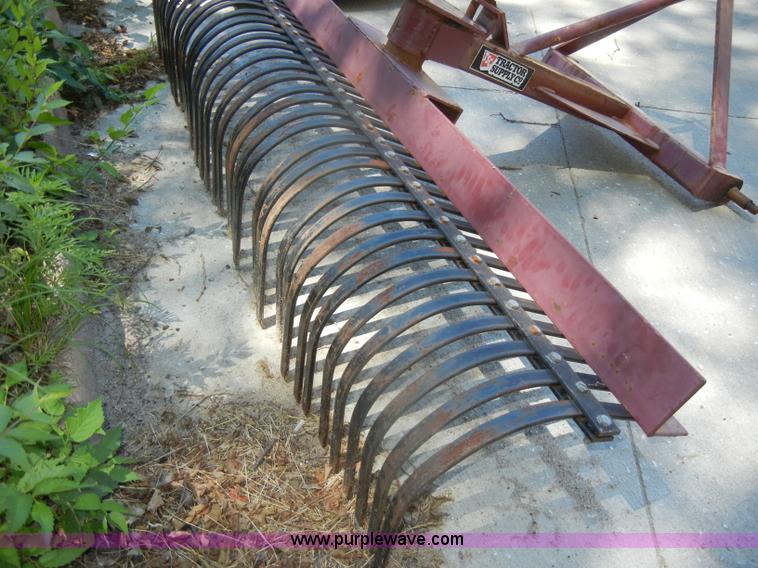 image for item N9850 2002 Rhino 6' square tube yard rake