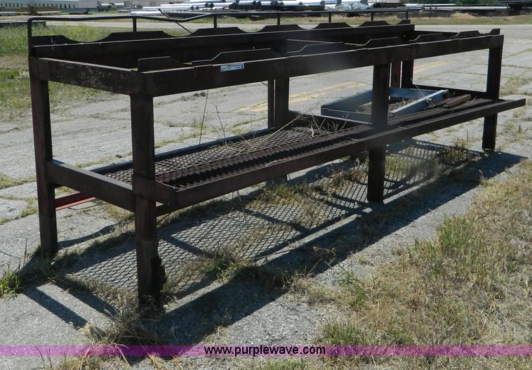 image for item T9917 Shop built six barrel oil distribution table