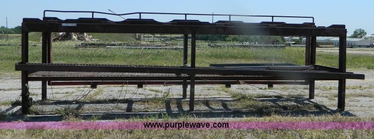 image for item T9917 Shop built six barrel oil distribution table