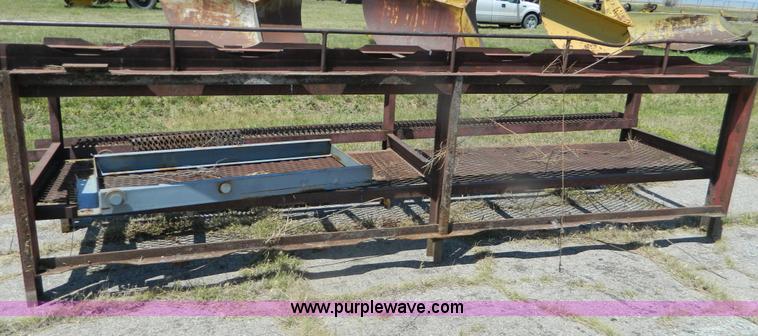 image for item T9917 Shop built six barrel oil distribution table