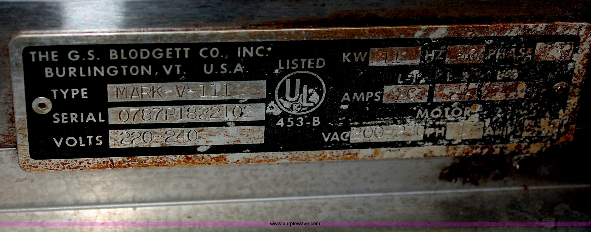 Blodgett Mark V111 oven in Maize, KS Item L9813 sold