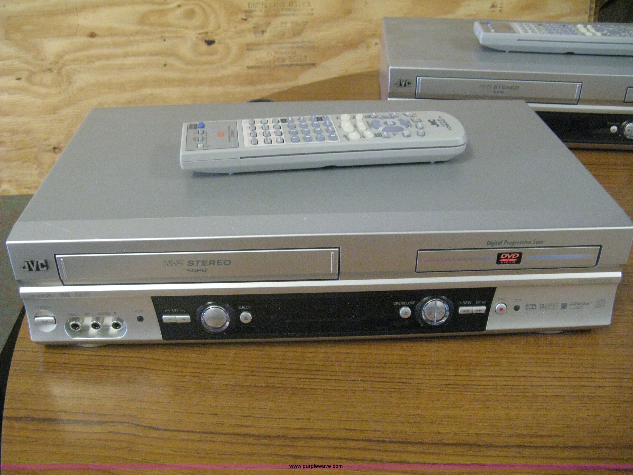 (3) televisions and three JVC DVD/VCR combos with remotes in Wichita