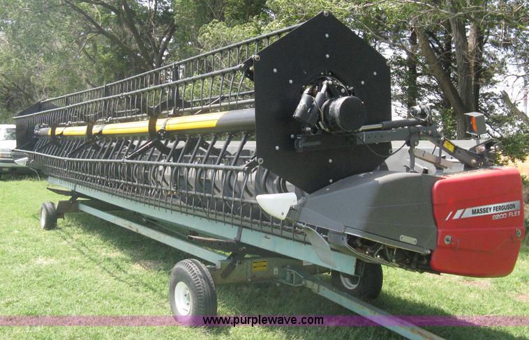 image for item A6448 Massey-Ferguson 8200 flex header with Crary air reel