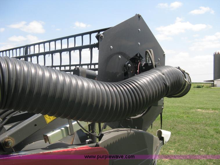 image for item A6448 Massey-Ferguson 8200 flex header with Crary air reel